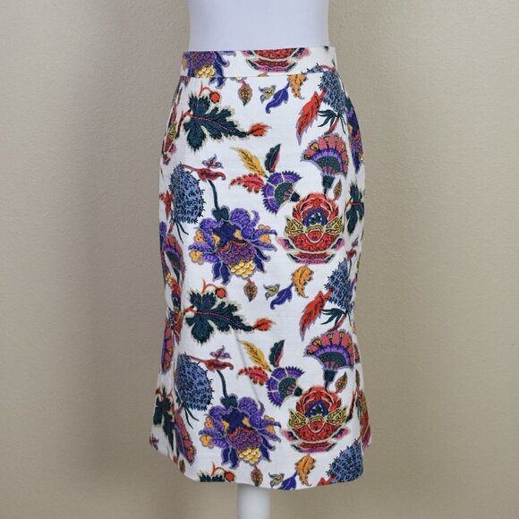 J. Crew Dresses & Skirts - J. Crew Pencil Skirt Paisley Floral 2